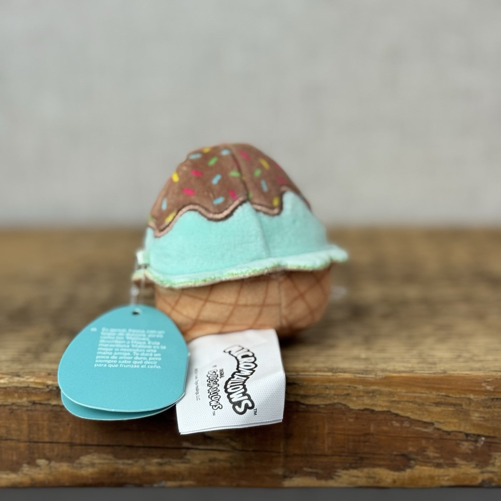 Squishmallow Micromallow With Tag - Maya Icecream Mint Sundae Mini Squish 3"