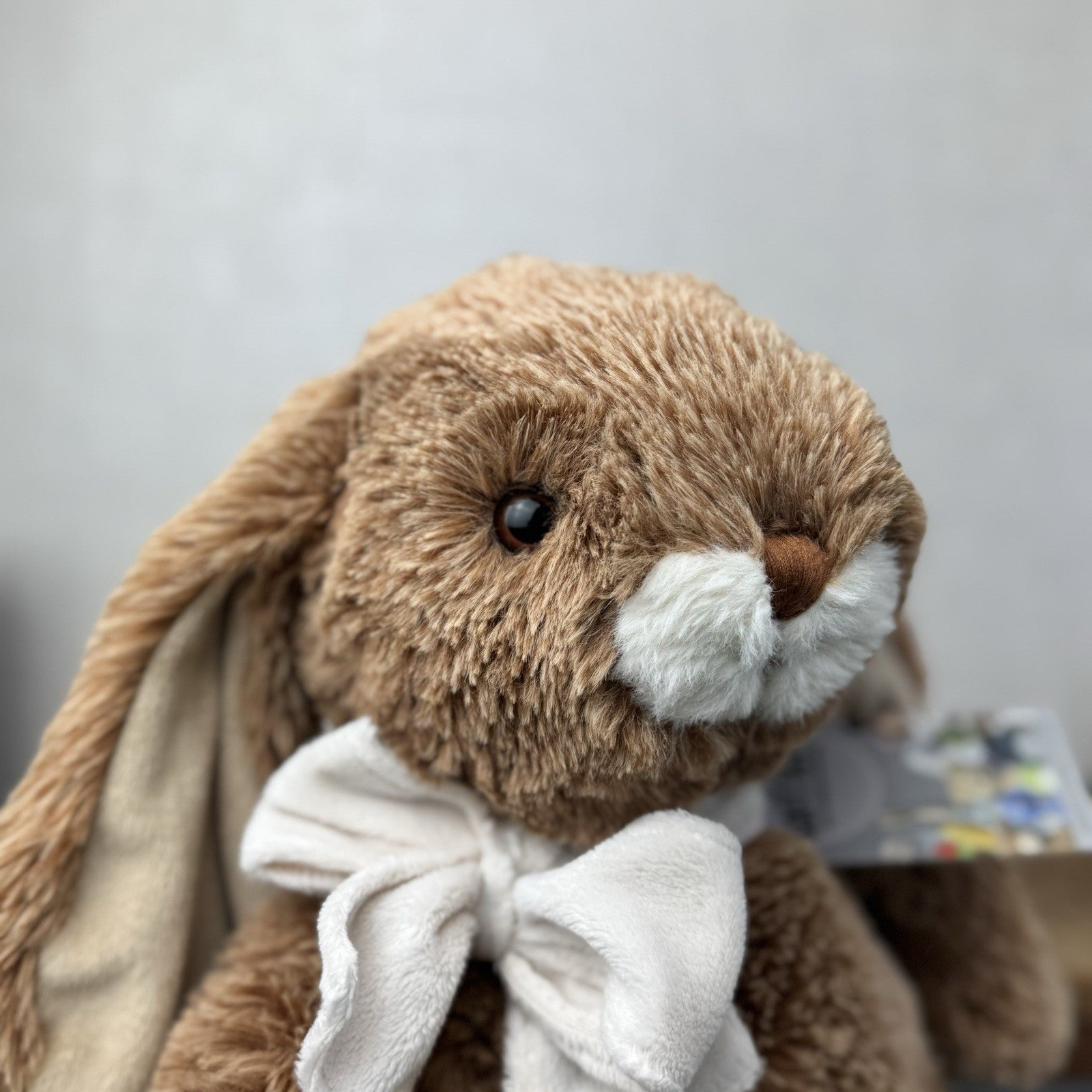 Bukowski Bears Great Kalulu - Large Retired Brown Mottled Beanie Rabbit Rare 14"