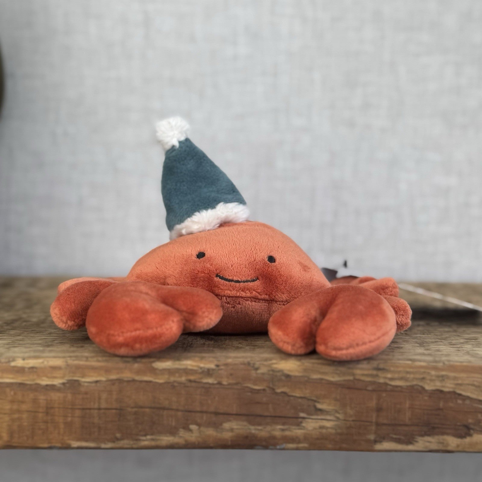 Jellycat Celebration Crustacean Crab Red Crab Soft Toy In Hat Retired 5” (#2)