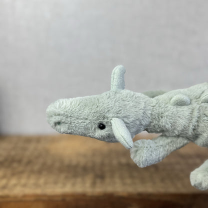 Jellycat Little Sage Dragon - Small Green Dragon Sparkly Wings Beanie Plush 11”