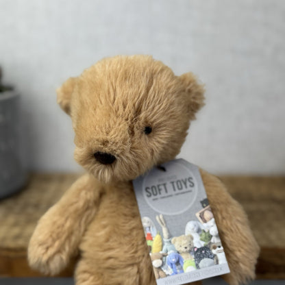 Jellycat Small Benjamin Bear - Maple Colour Small Beanie Bear Plush NWOT 10"