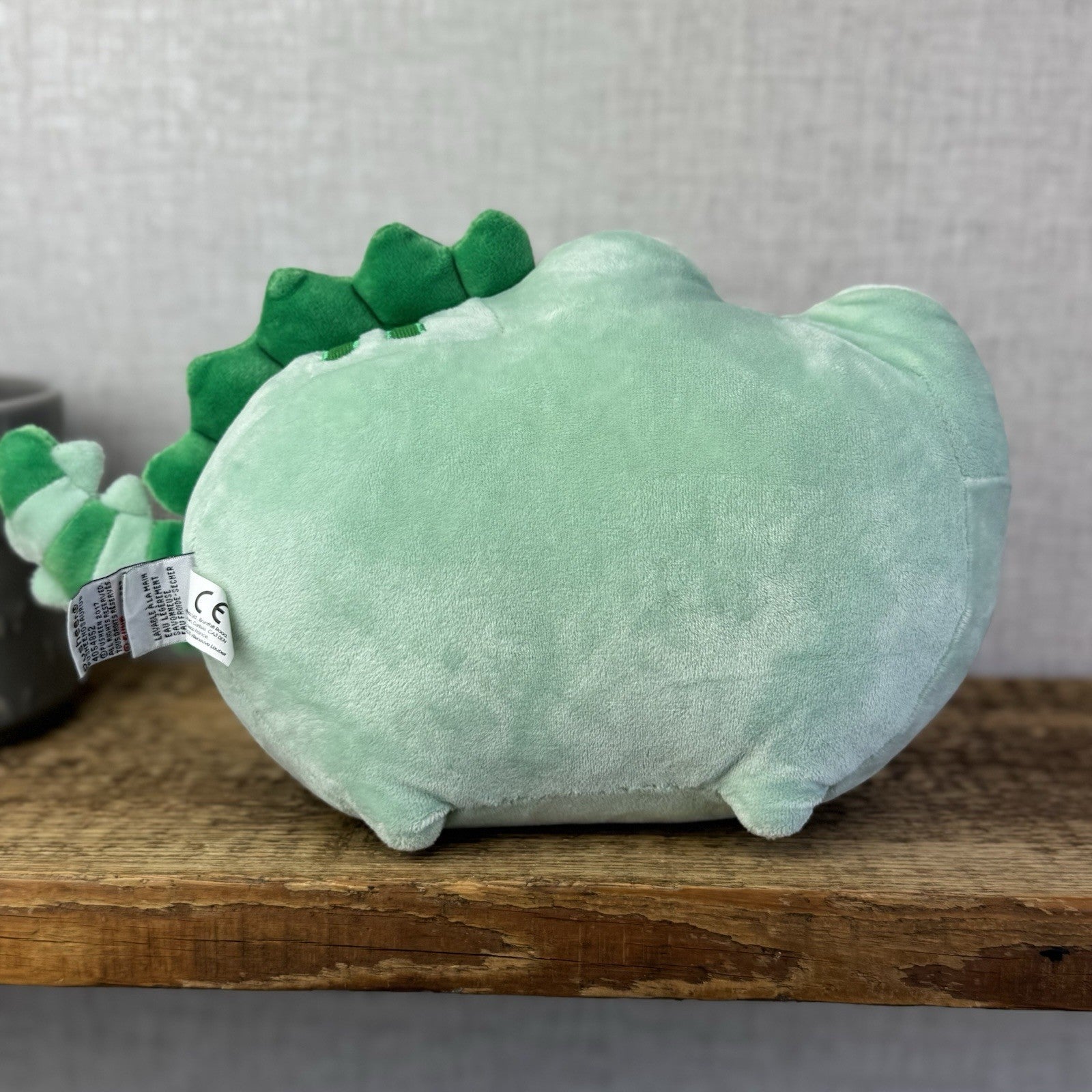 Gund Pusheen Cat - Pusheenosaurus Dinosaur Green - Partial Tags 10"