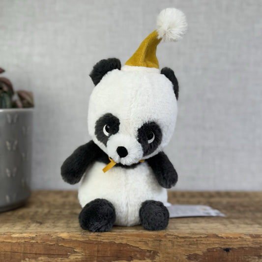 Jellycat Jollipop Panda - Small Panda Party Hat Soft Toy Beanie Retire 8" (#2)