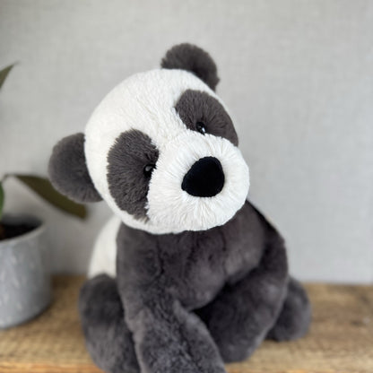 Jellycat Large Huggady Panda - Big Floppy Panda Beanie Rare/Retired 26"