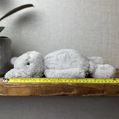 Jellycat Medium Bashful Grey Cat Kitten - All Grey Cat Beanie Plush Retired 12”
