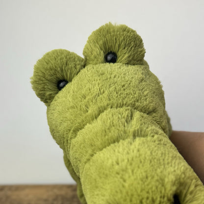 Jellycat Gilbert Gator - Large Green Laying Crocodile/Alliagor Rare 24"