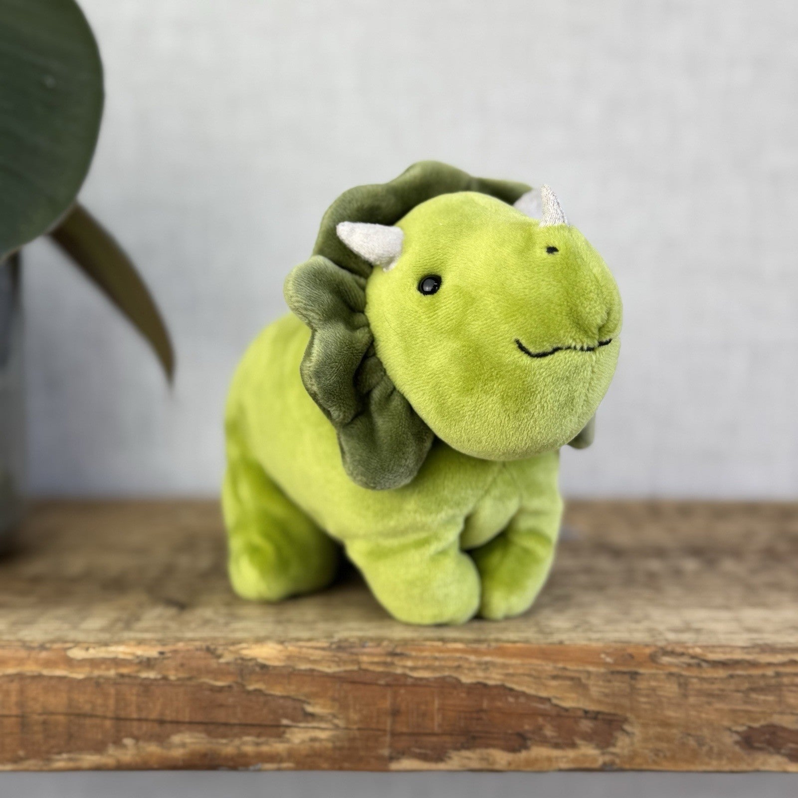 Jellycat Small Mellow Mallow Dinosaur - Super Soft Green Velour Squishy Dinosaur
