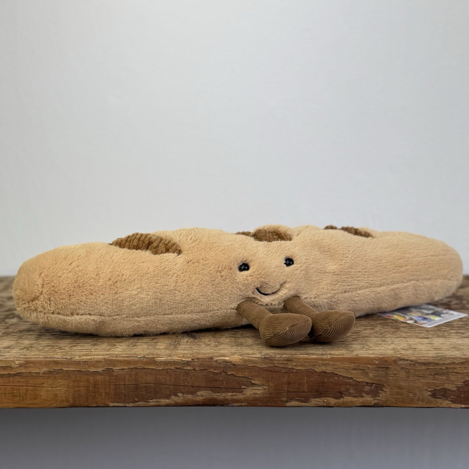 Jellycat Amuseable Baguette New Style - Beanie Bread Soft Toy  - (Damage label)