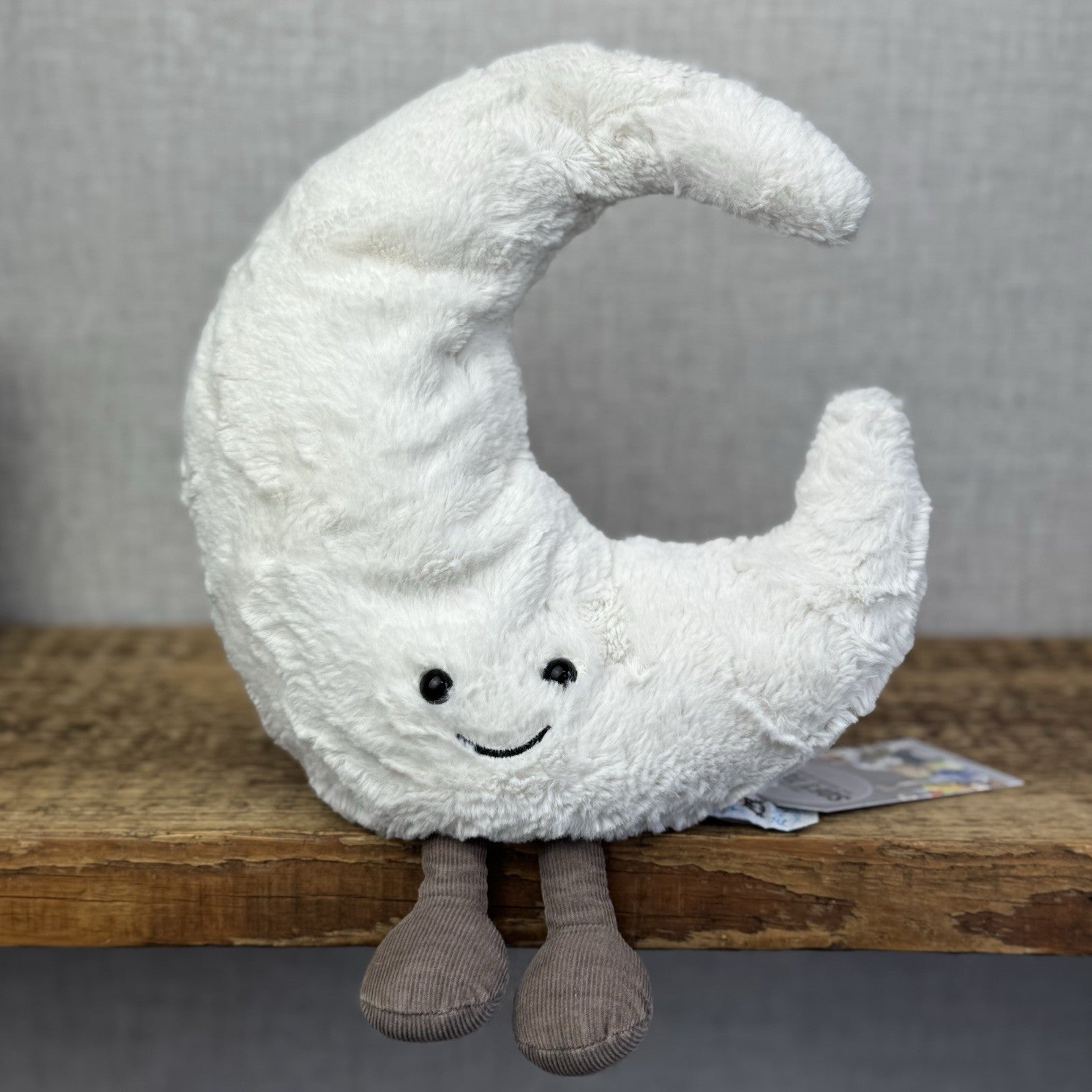 Jellycat Amuseable Moon Plush Beanie Soft Toy - Moon Decor Display Cute 12"
