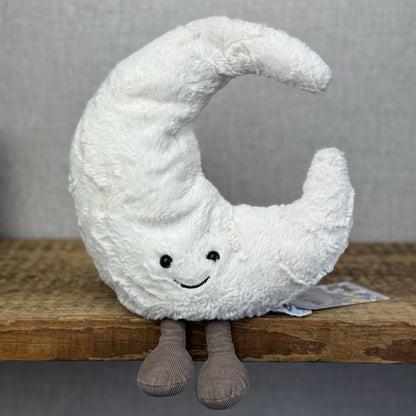 Jellycat Amuseable Moon Plush Beanie Soft Toy - Moon Decor Display Cute 12"