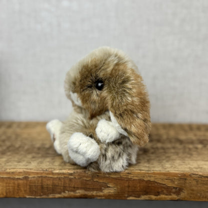 Barbara Bukowski Baby Graham Bunny Rabbit - Soft Toy Kanini Tiny Brown Mix Bunny