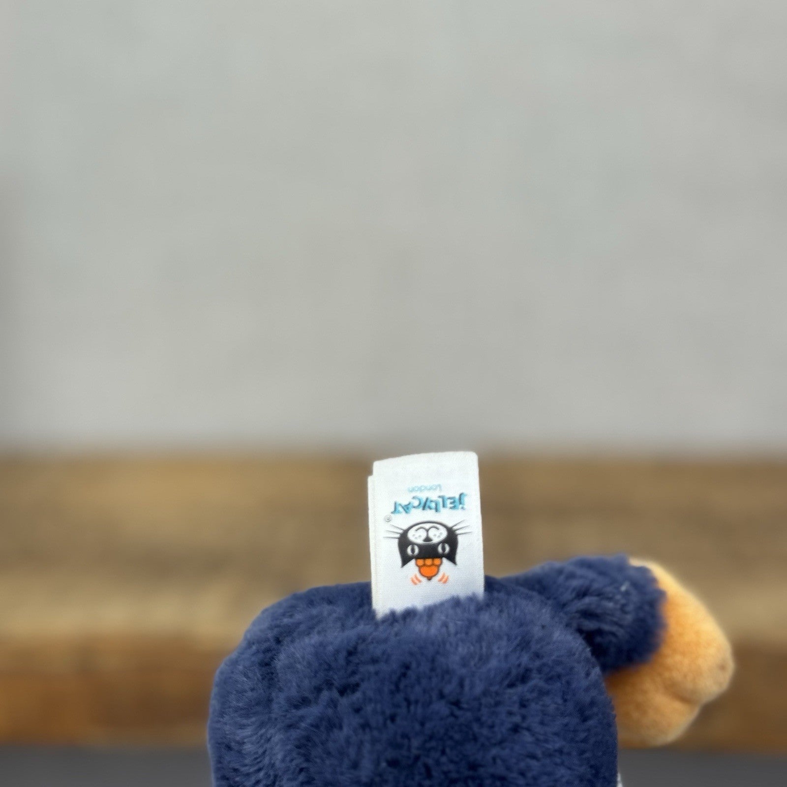 Jellycat Small Bashful Navy Bobble Hat Penguin - Blue Penguin Stripe Hat 8”