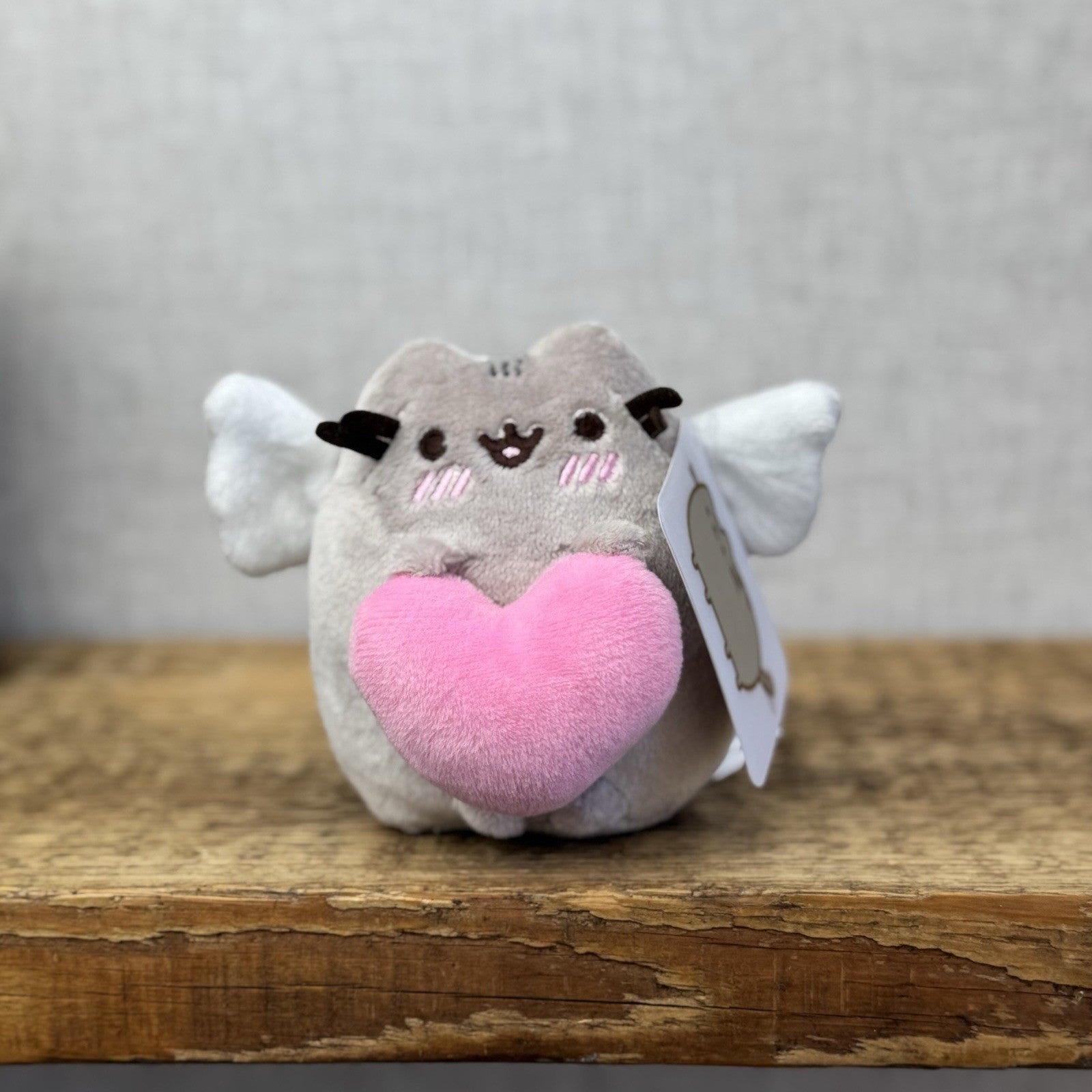 Gund Pusheen Cat - Limited Edition Cupid Pusheen Plush Soft Toy Retired 4”