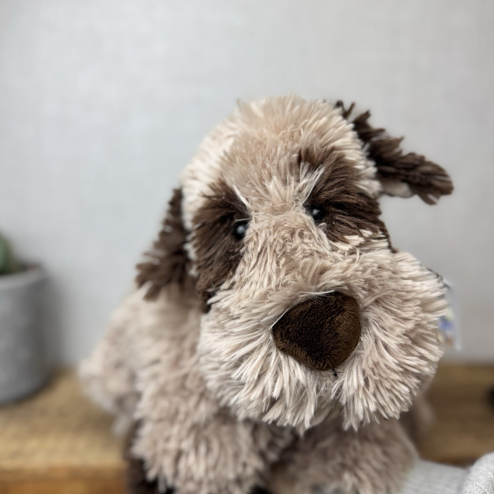 Jellycat Medium Truffles Spaniel Dog - Tan/Brown Floppy Dog Pillow Retired 15”