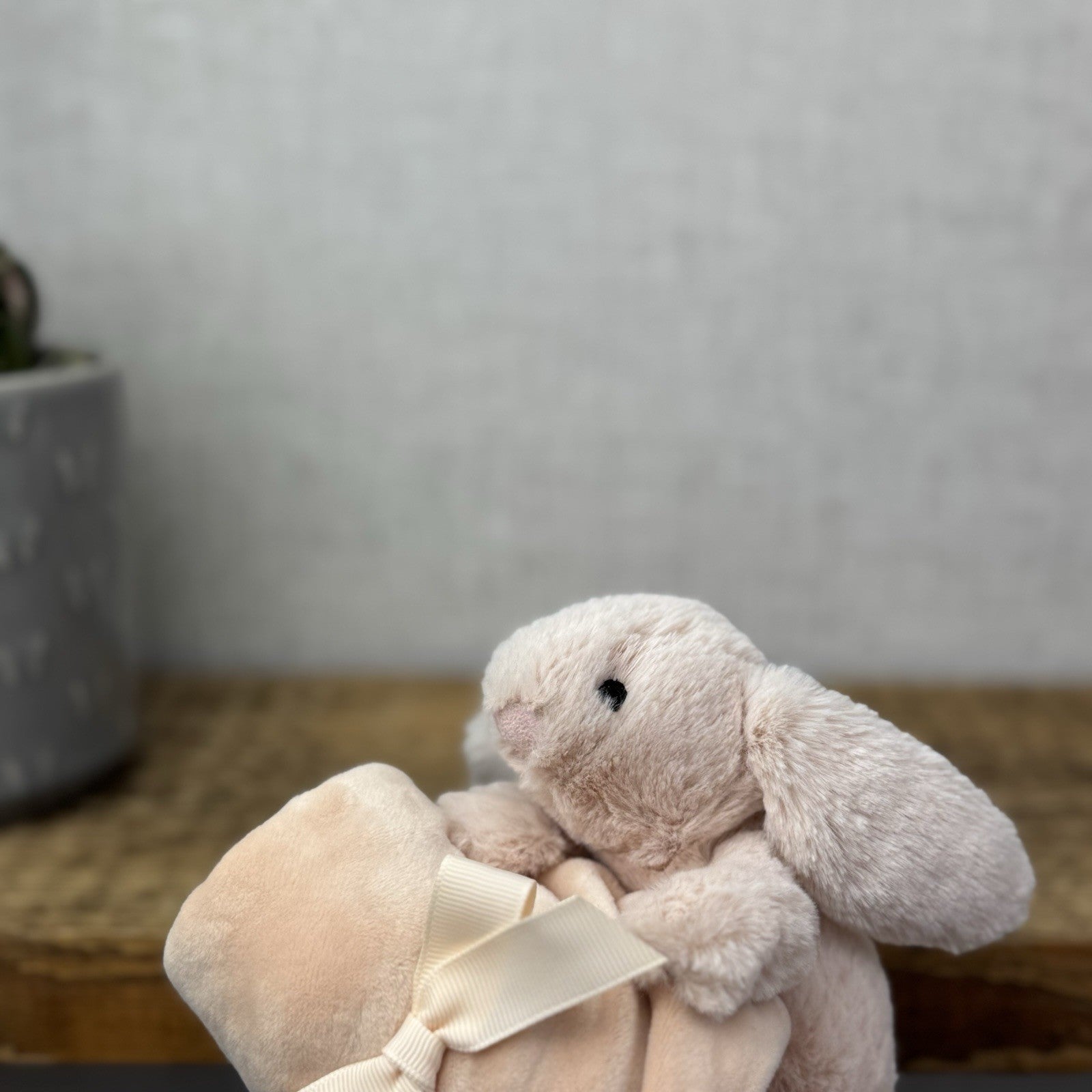 Jellycat Smudge Bunny  - Smudge Comforter Soft Toy Peachy Bunny Soother (#2)