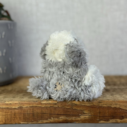 Blue Nose Friends #40 Fluffy - Mini Grey/White Puppy Fluffy Dog 5"