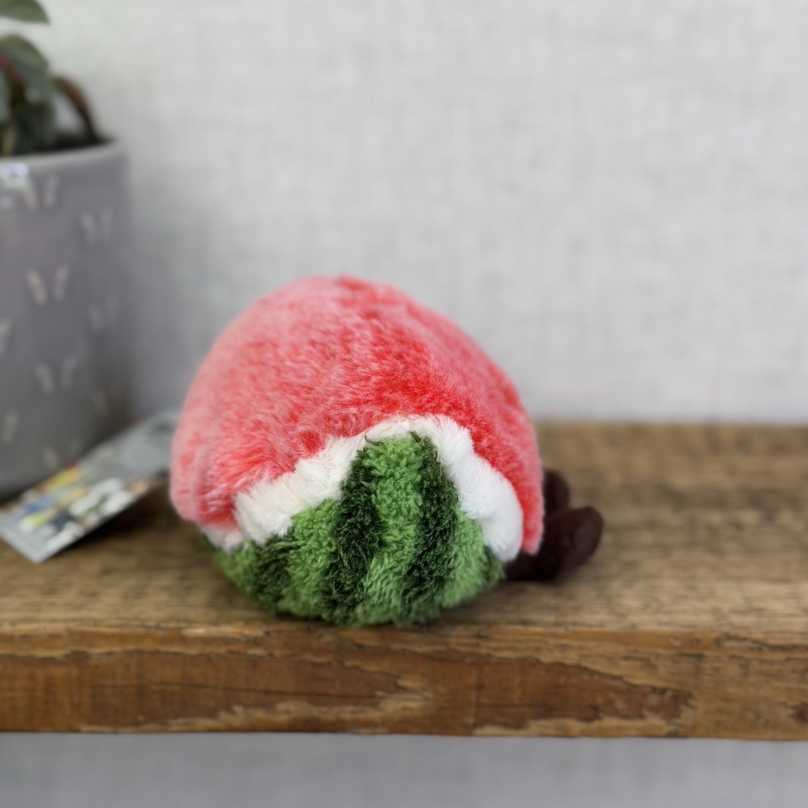 Jellycat Small Amuseable Watermelon Slice Fluffy Melon Soft Toy Rare Retired 6”