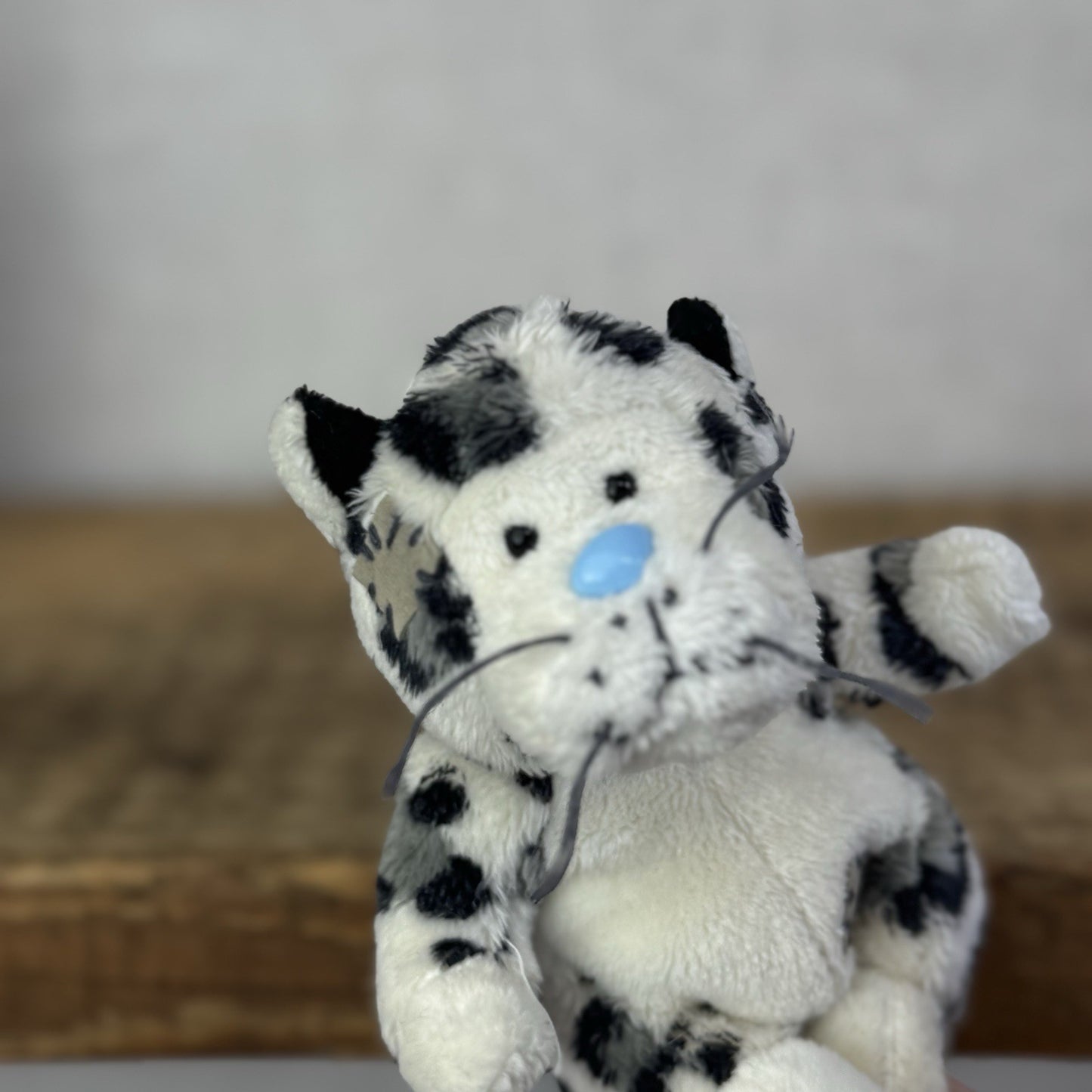 Blue Nose Friends Buster #10 - Grey/White Blue Nose Snow Leopard Soft Toy 5"