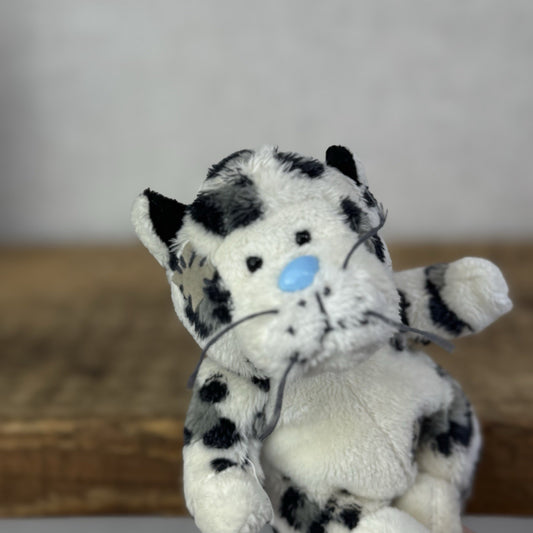 Blue Nose Friends Buster #10 - Grey/White Blue Nose Snow Leopard Soft Toy 5"