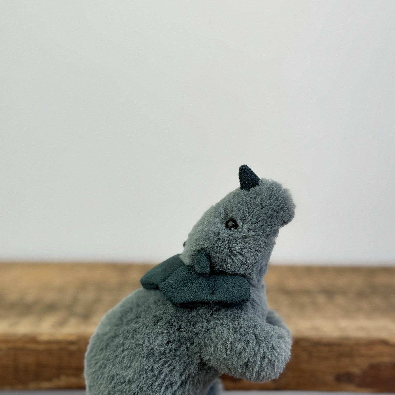 Jellycat Mini Fossily Triceratops - Tiny Dinosaur Beanie Plush Mini Dino 6"