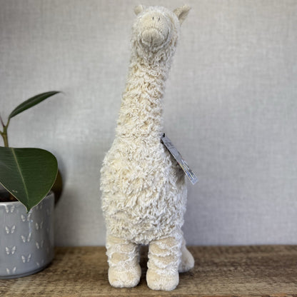 Jellycat Lars Llama - Large Cream Standing Llama Soft Toy Beanie Retired 16”