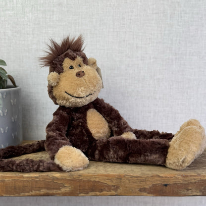 Jellycat Small Pickles Monkey - Vintage Jellycat Monkey New With Tags 12" Rare