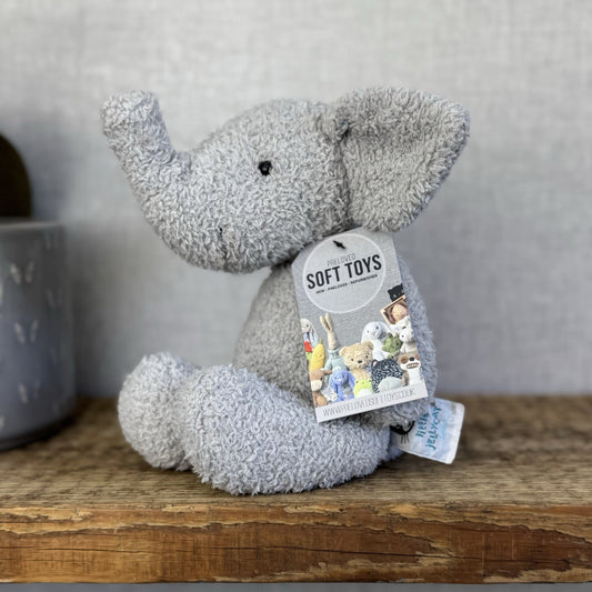 Jellycat Little Elly Elephant - Little Jellycat Grey Elephant Beanie Retired 10”