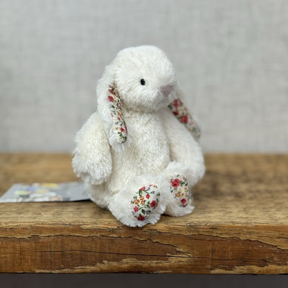 Jellycat Tiny Baby Cream Blossom Bashful Bunny - Tiny Floral Rabbit  Bunny 5”