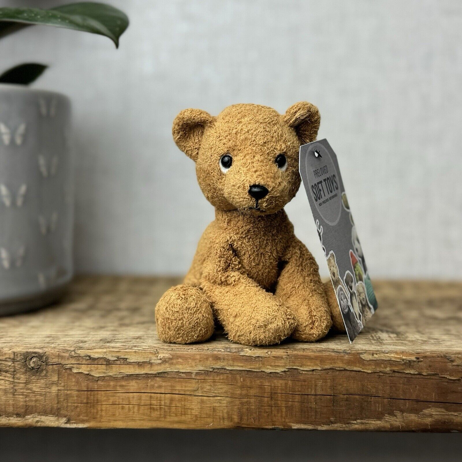 Russ Berrie Luv Pets - Tiny Bear Beanie - Pocket Pal - Buddy Bear Tiny 4”