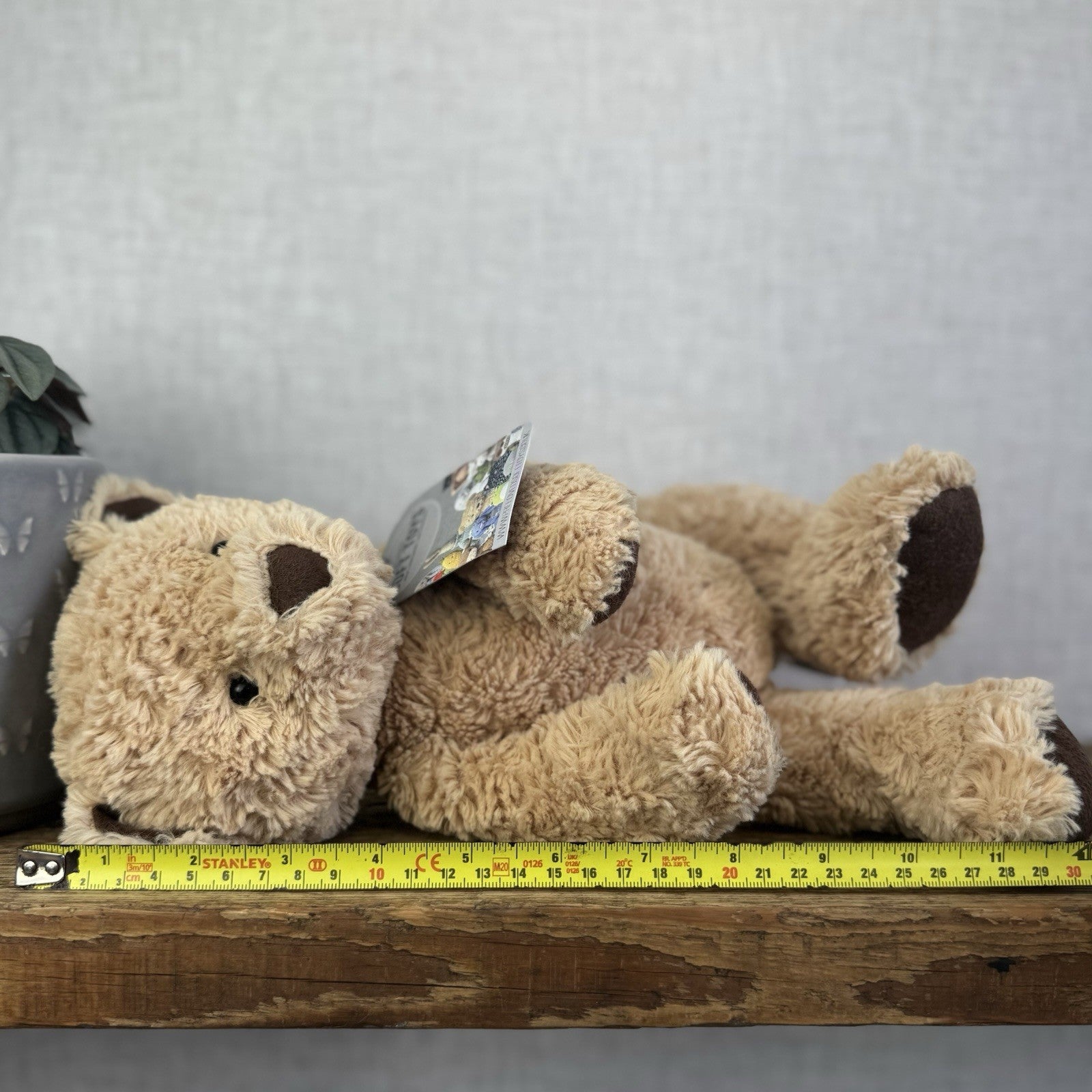 Jellycat Edward Bear Medium - Light Brown Traditional Beige Bear 12" (#2)