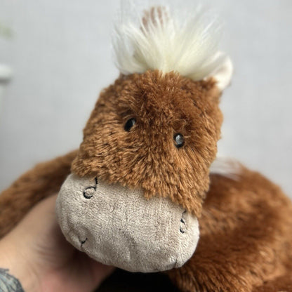 Jellycat Medium Truffle Pony - Horse Plush Soft Toy 14" Cushion Pony Plush - NWT