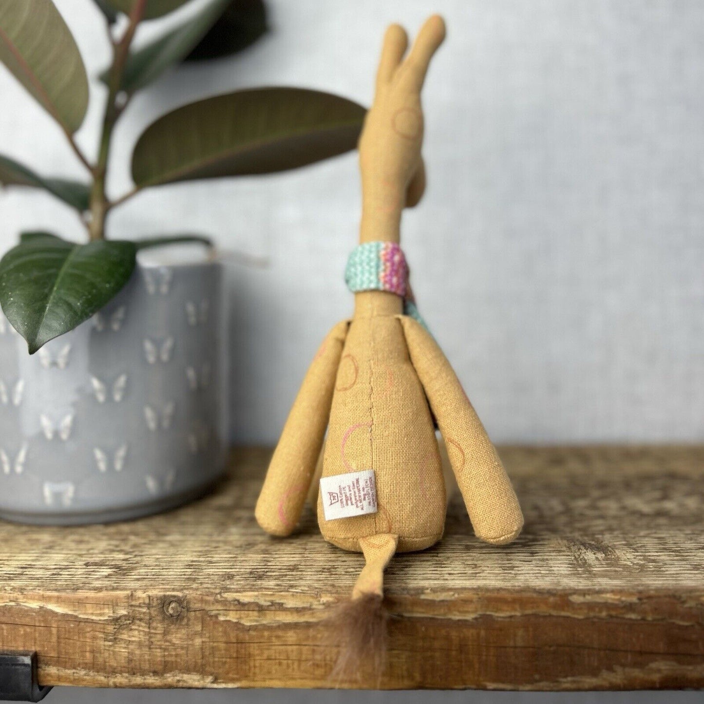 Maileg Mini Giraffe - Maileg Giraffe With A Scarf 12” - Retired 2014