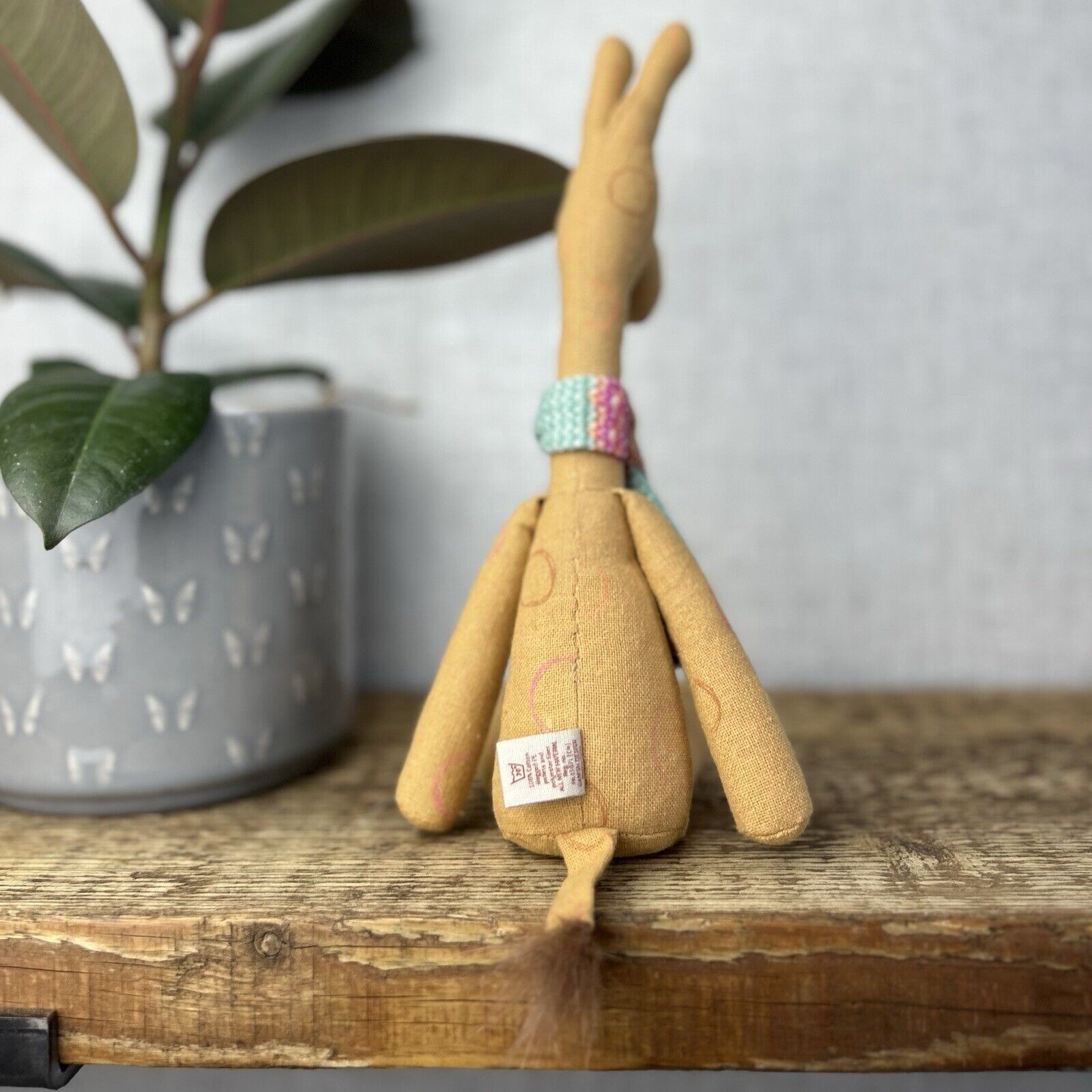 Maileg Mini Giraffe - Maileg Giraffe With A Scarf 12” - Retired 2014