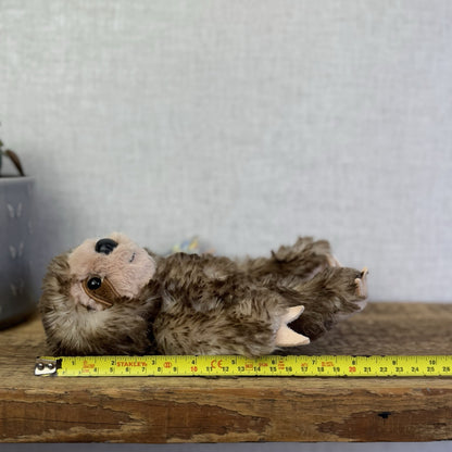 Build A Bear Mini Beans Sloth Buddy Brown Plush - Small Beanbag BAB NWOT 7"