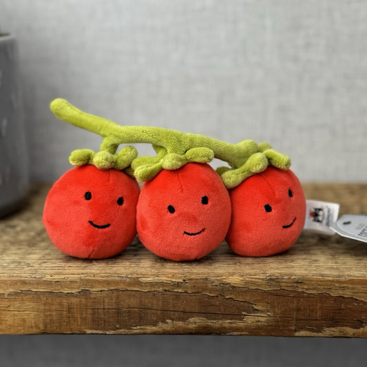 Jellycat Vivacious Tomato - Tomato On Vine Vegetable Soft Toy 8”