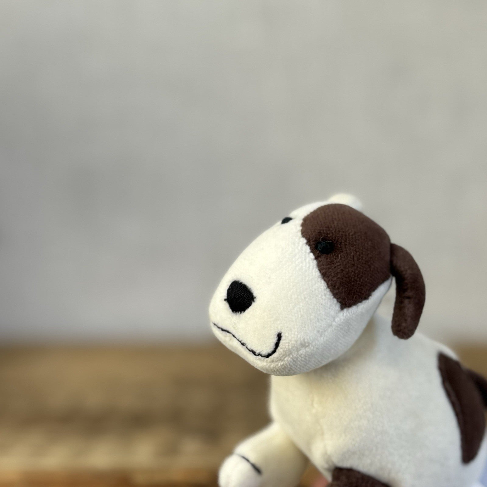 Jellycat Pocket Dog - Vintage Retired Tiny Suede Dog Puppy Mini Plush 4"