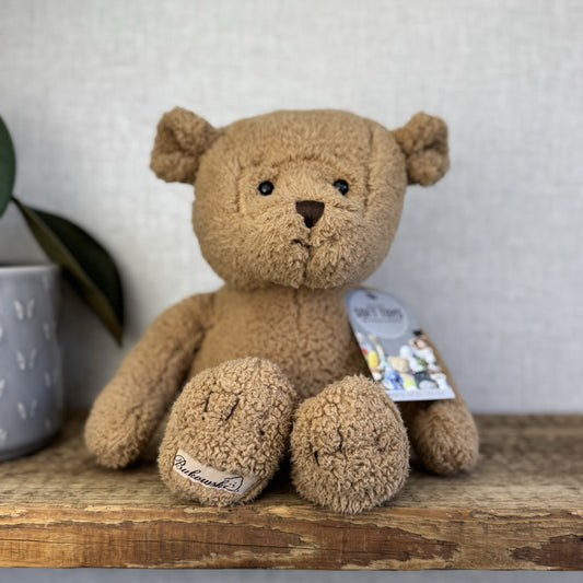 Barbara Bukowski Teddy Bear - Julian Lionheart Yellow Gold Beanie Bear Retired