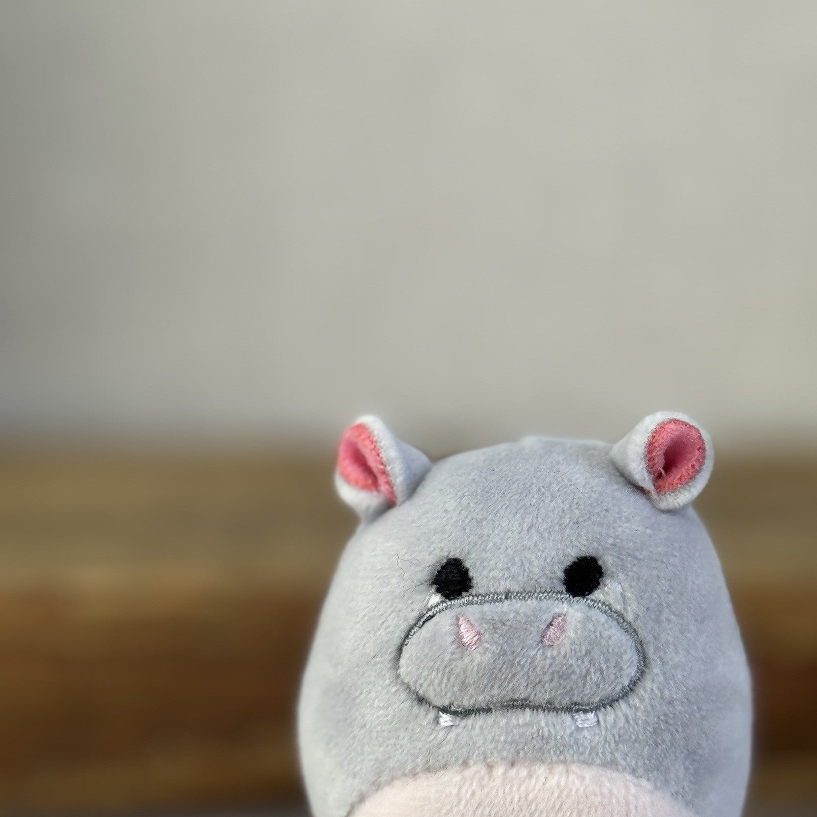 Squishmallow Squishville - Benedict Grey Tiny Hippo Squish Squishmallow 2” (#2)