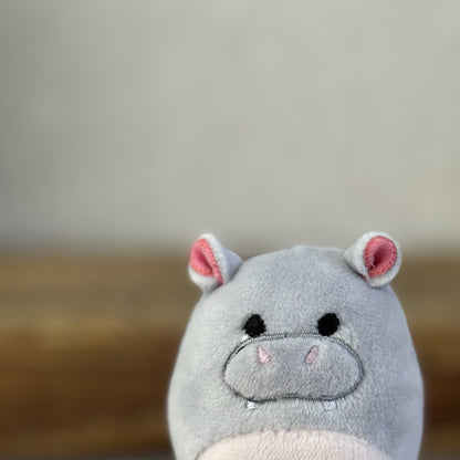Squishmallow Squishville - Benedict Grey Tiny Hippo Squish Squishmallow 2” (#2)