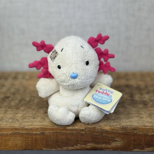 Blue Nose Friends Eduado The Axolotl White/pink Rare Collectible (imperfect Tag)