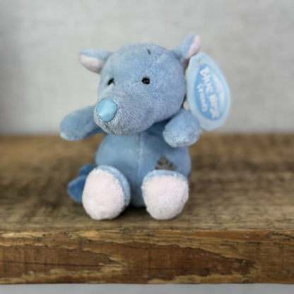 Blue Nose Friends Shield Armadillo #103 - Small Blue Armadillo Soft Toy 