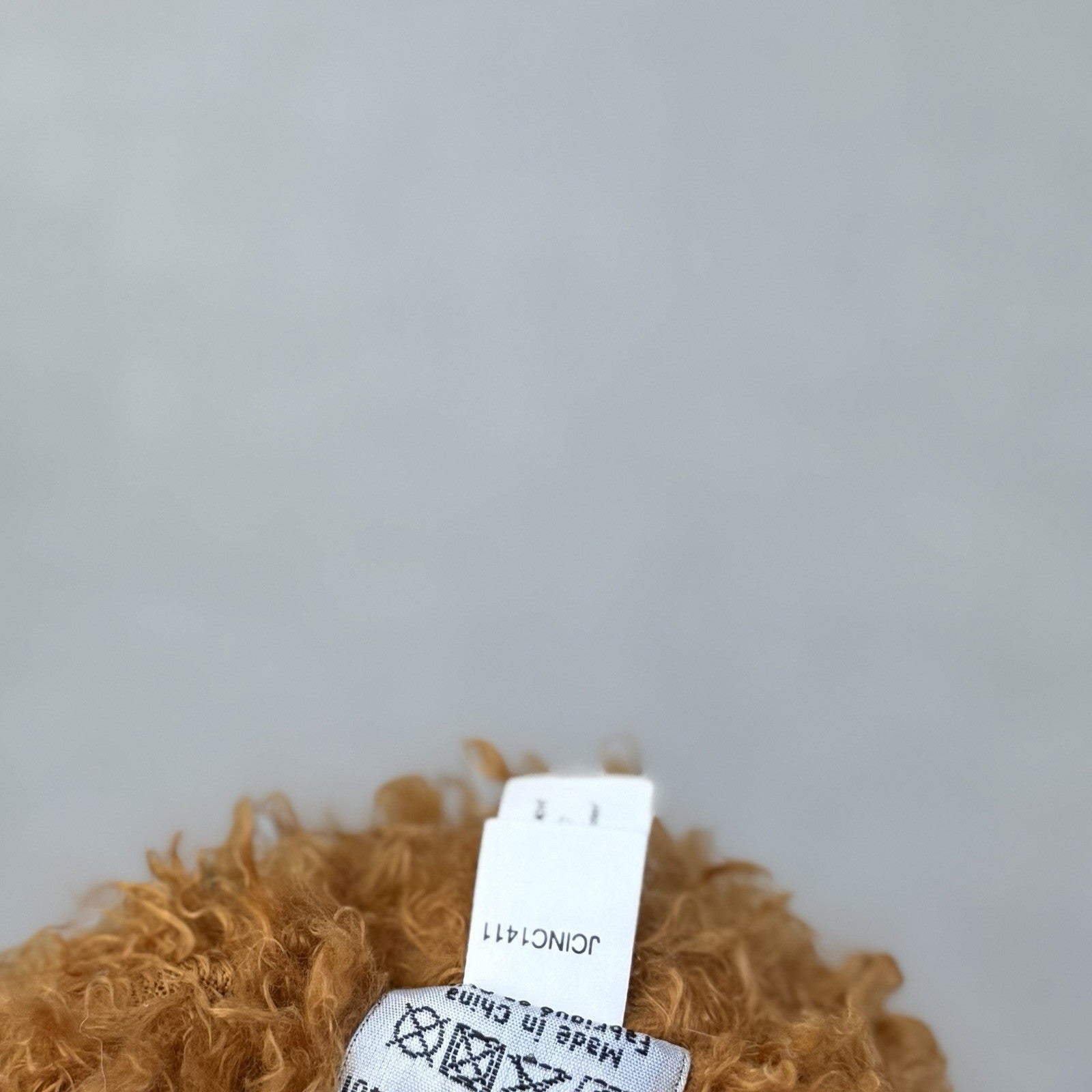 Jellycat Monty Moose - US Exclusive Curly Moose Reindeer Plush Beanie Rare 16"
