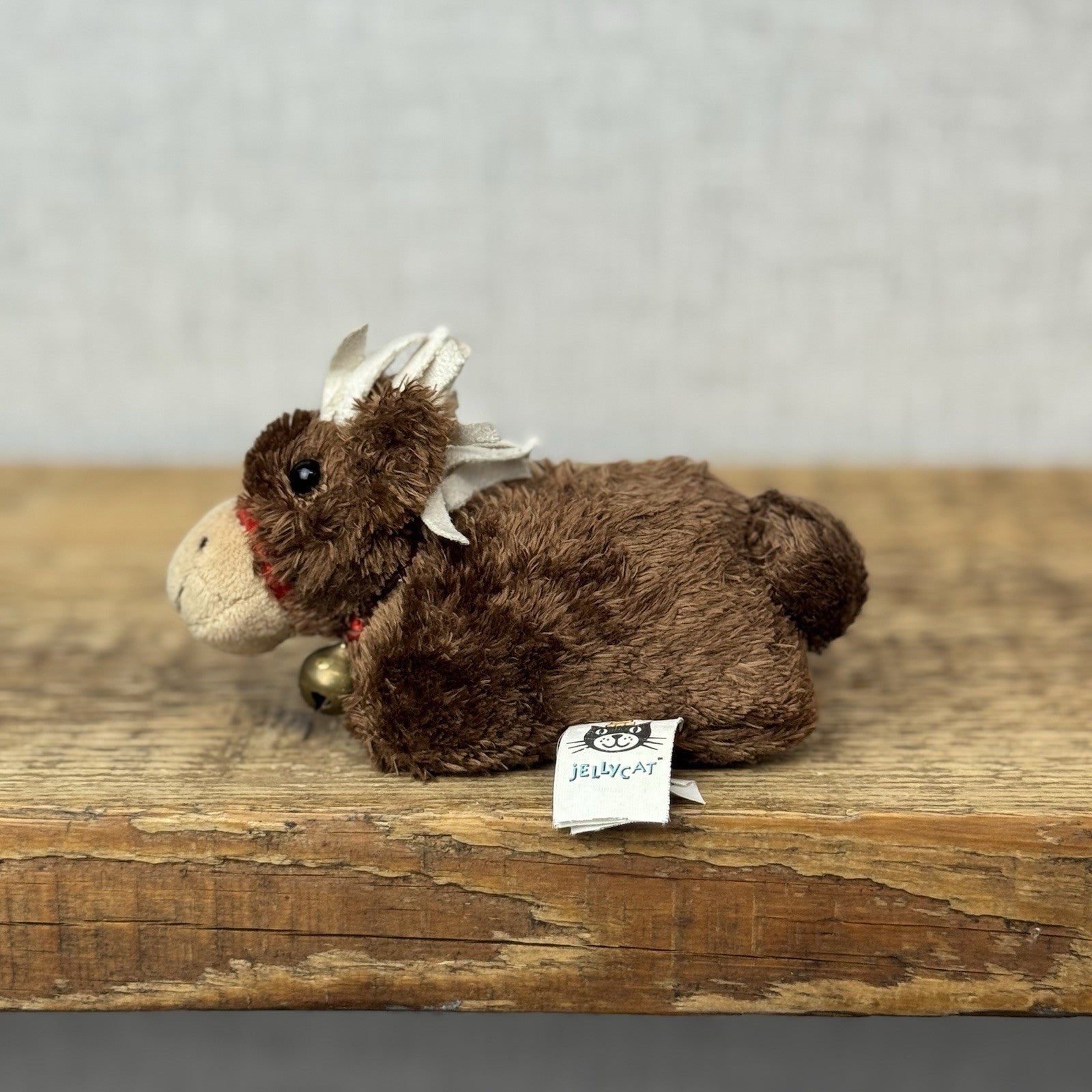 Jellycat Rare Bobtail Pony/- Collectible Horse Working Condition Tiny Vintage 4”