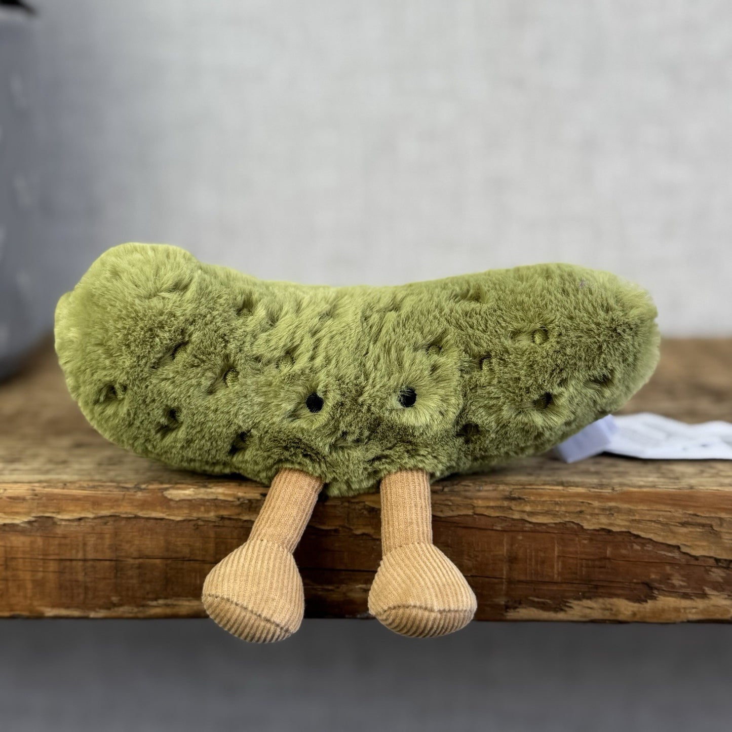 Jellycat Amuseable Pickle - Green Pickle Soft Toy Plush Novelty Beanie Tags 