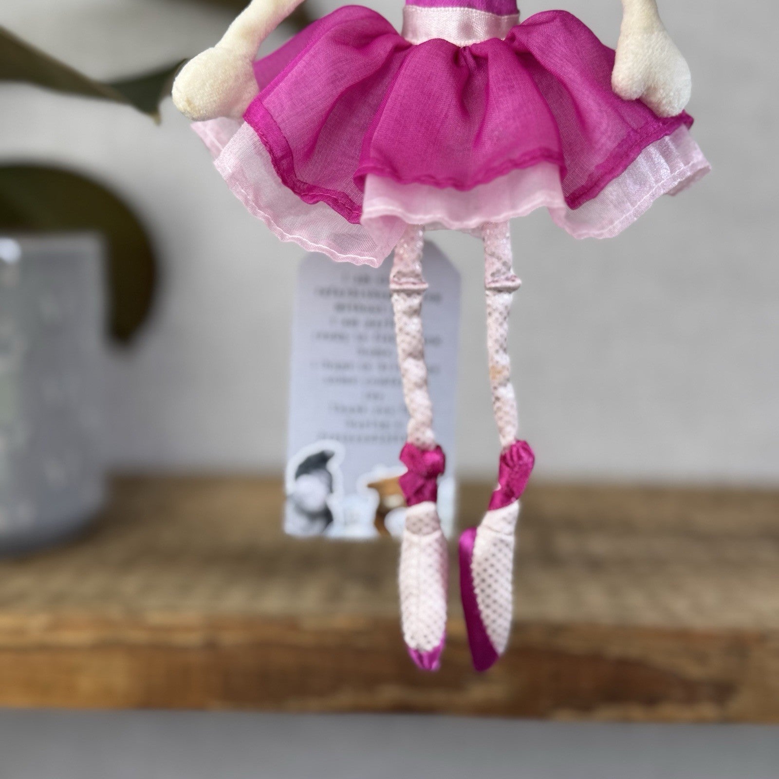 Jellycat Pirouette Mouse - Pink Ballerina Vintage Mouse Mini Soft Toy Small 9”
