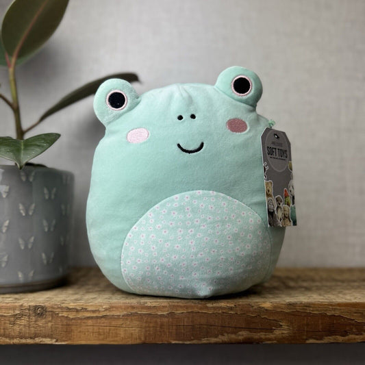 Squishmallows Fritz The Frog - Frog With Floral Tummy Squishmallow Easter 8”