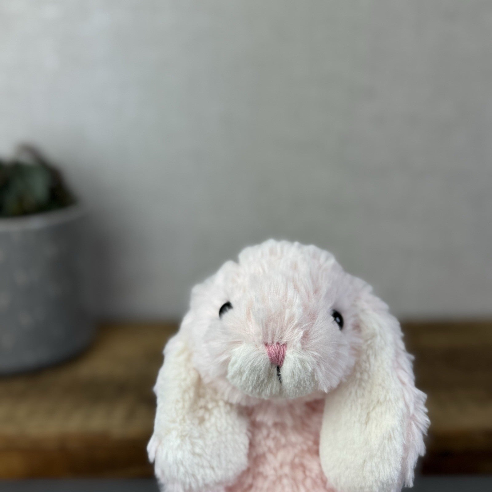 Jellycat Yummy Bunny Baby PinkBunny Rabbit - Mini Light Pink Rabbit Retired 5”