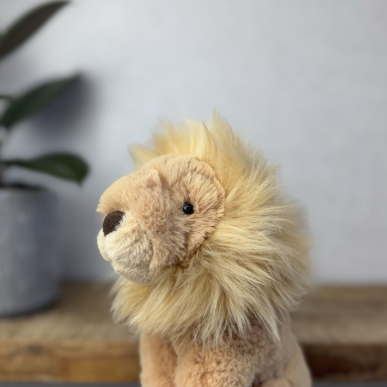 Jellycat Leonardo Lion Small Cat Long Tail - Sitting Jellycat Lion Small 7”