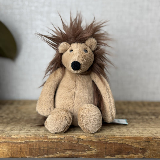 Jellycat Small Spike Hedeghog - Light Brown Beanie Hedgehog Plush New With Tag