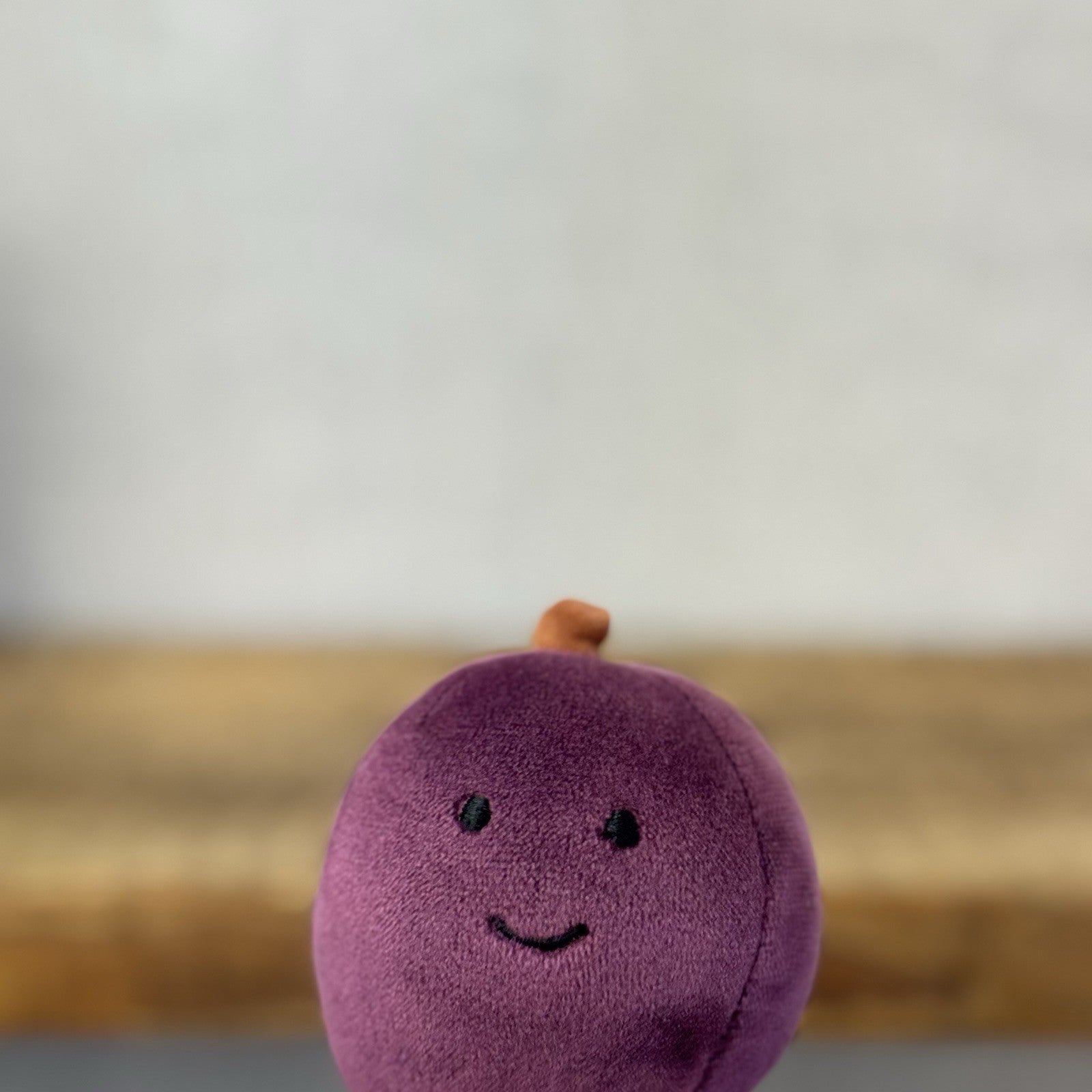 Jellycat Fabulous Fruit Plum - Small Purple Fruit Soft Toy Food Play Beanie 4”